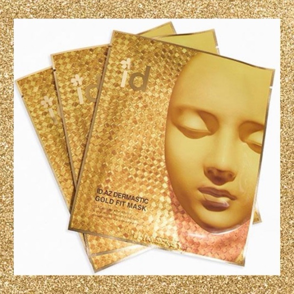 Gold Fit Mask Set Of 3 By ID.AZ